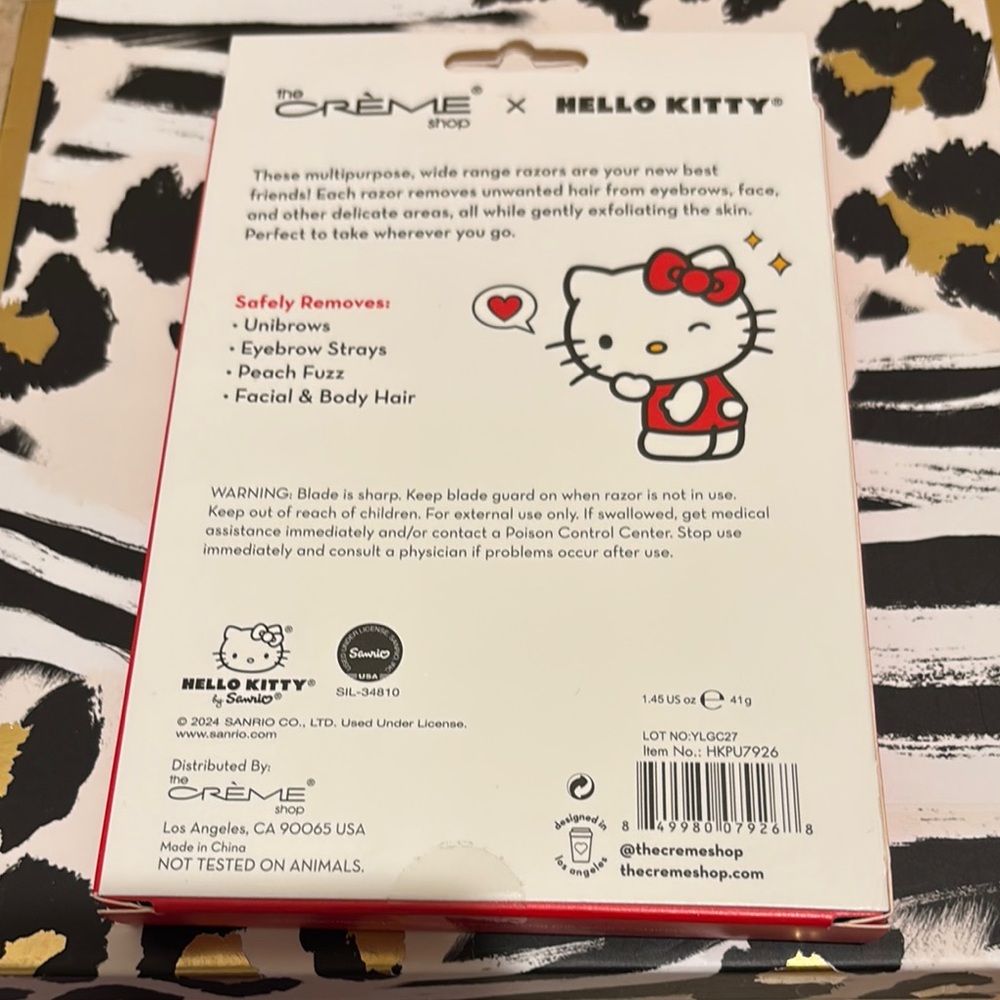 Hello Kitty Dermaplane & Sculpt Razors - Picture 3 of 3